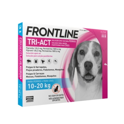 Comprar Frontline Tri-act 10-20 Kg. M 6 Pipetas